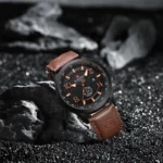 Naviforce 9229 Dark Brown Orange 02