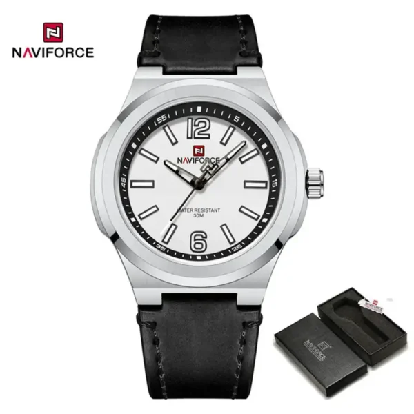 Naviforce 9233 Black White