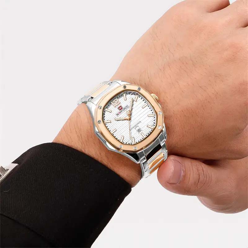 Naviforce 9243 For Men Rose White 01