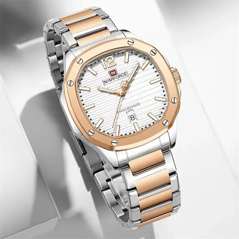 Naviforce 9243 For Men Rose White 02