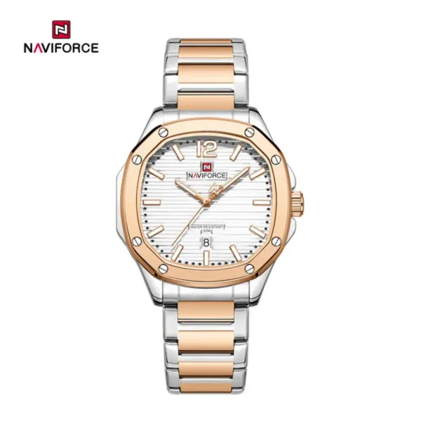 Naviforce 9243 For Men Rose White