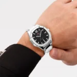 Naviforce 9243 For Men Silver Black 01
