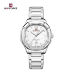 Naviforce 9243 For Men Silver White
