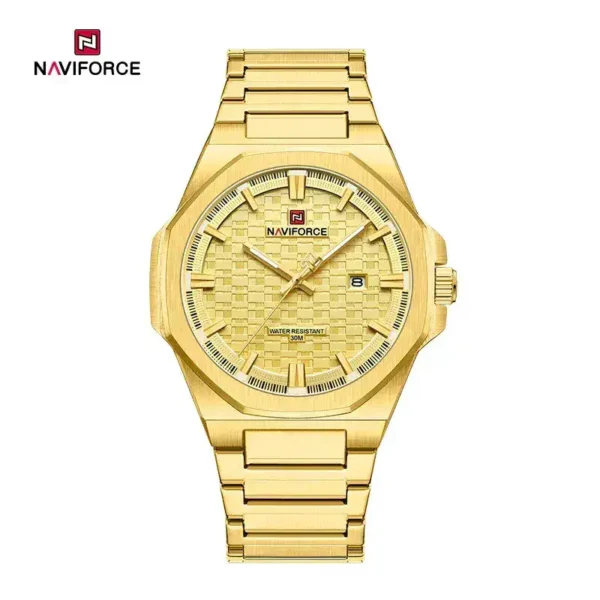 Naviforce 9245 Ch Gold For Men