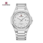 Naviforce 9245 Ch Silver For Men