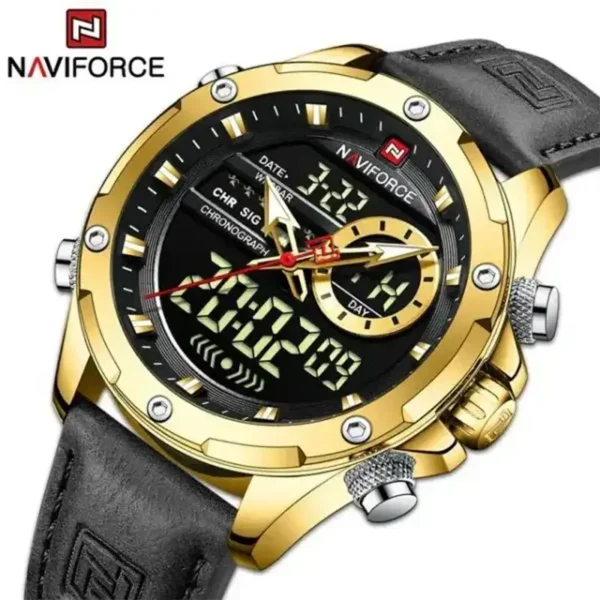 Naviforce NF 9208 Gold Black