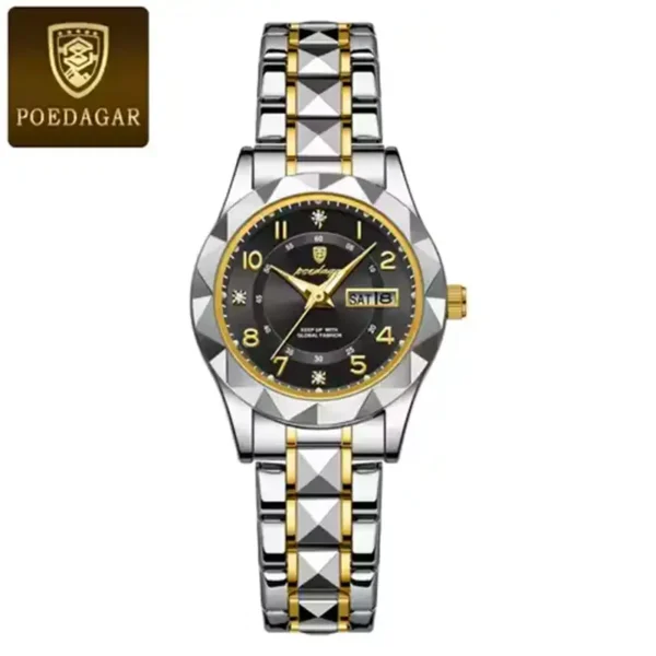 Poedagar 306 For Women Silver Gold Black