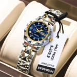 Poedagar 306 For Women Silver Gold Blue 01