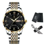 Poedagar 836 CH Gold Black For Men