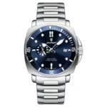 Poedagar 873 CH For Men Silver Blue