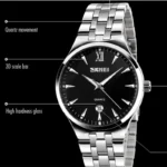 Skmei 9069 Silver Black 02