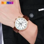 Skmei 9301 L Brown White 01
