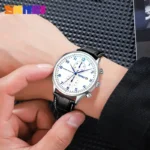 Skmei 9301 L Brown White Blue 03